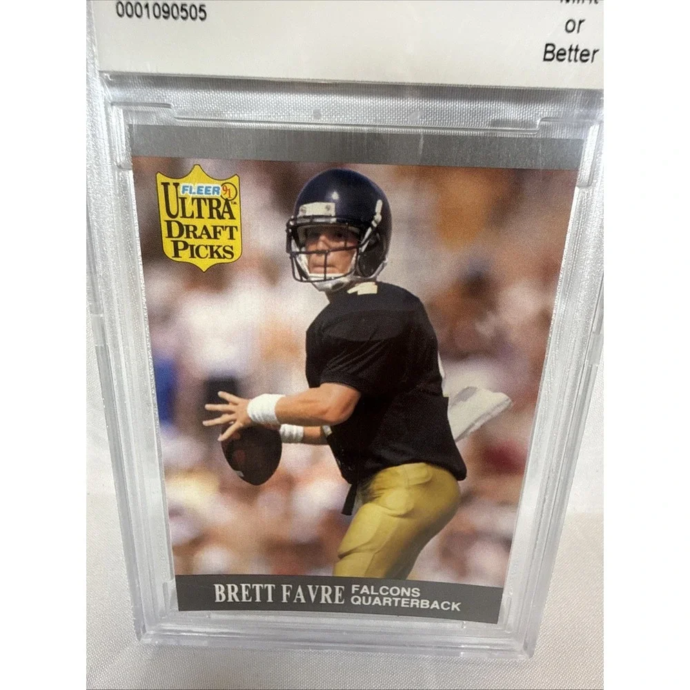 1991 Fleer Ultra Brett Favre #283 Atlanta Falcons Rookie Card BCCG 10 Mint